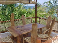 Hardwood dining table 4 seater.